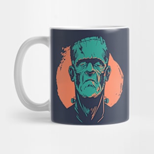 Creepy Frankenstein Face // Classic Halloween Monster Mug